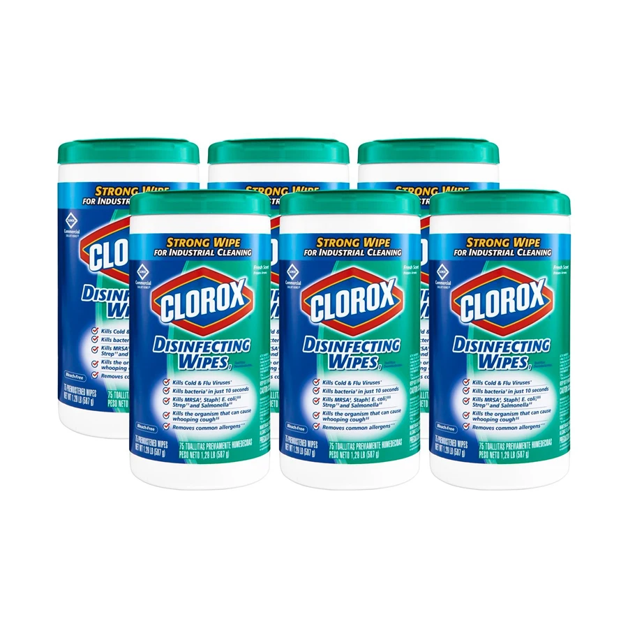 Clorox Disinfecting Wipes Crisp Lemon Scent 85ct - Pack of 2