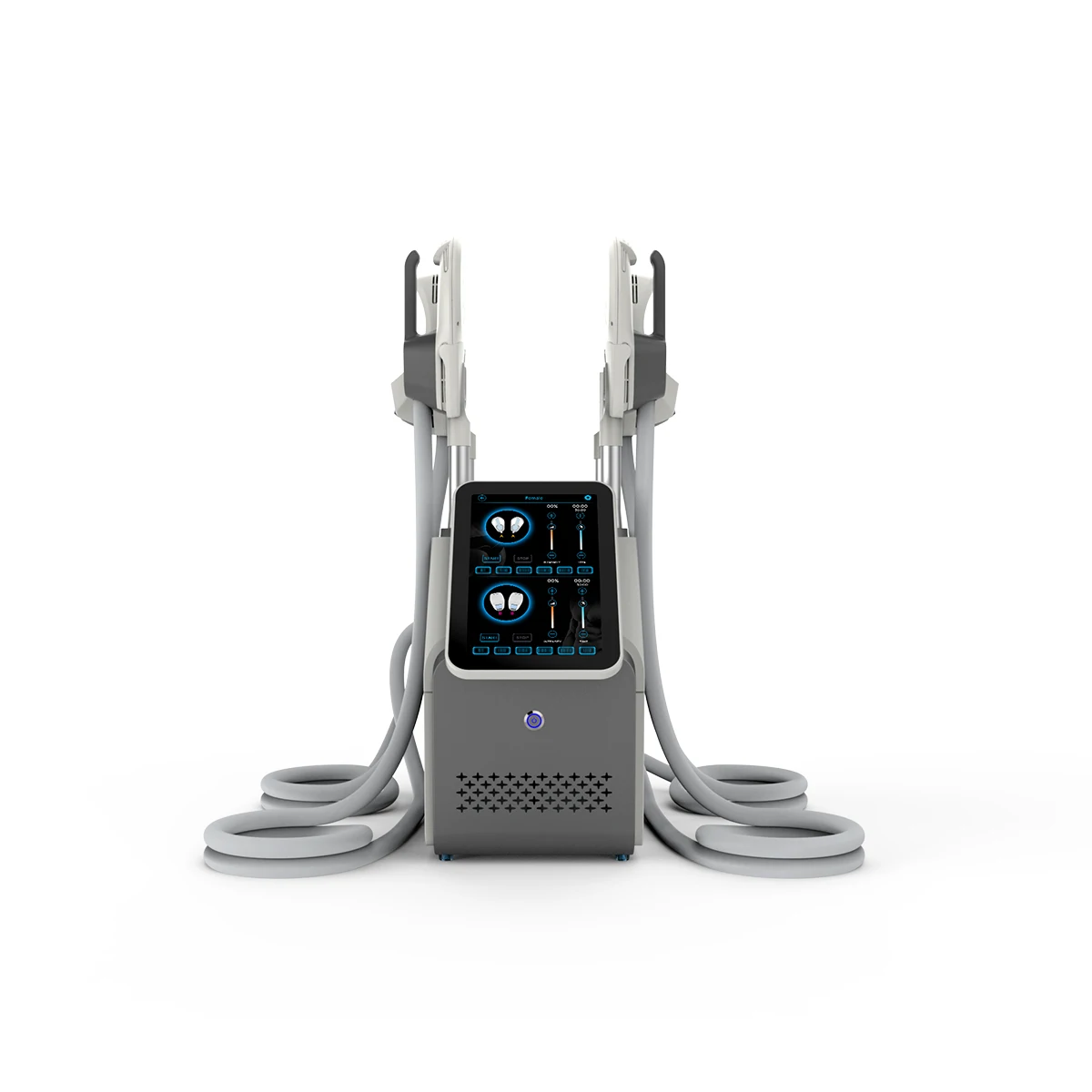 4 Handles  hand free Portable high power non-invasive RF Emslim Muscle Stimulation body slimming machine