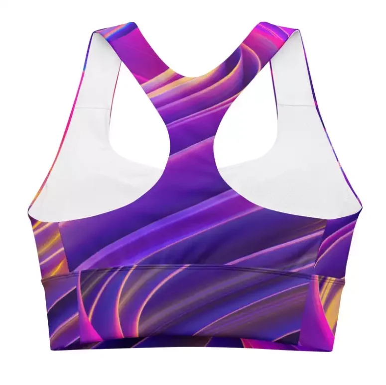 Низкий минимальный заказ женский спортивный бюстгальтер из полиэстера и спандекса с сублимационной печатью много новых моделей спортивных бюстгальтеров для девочек