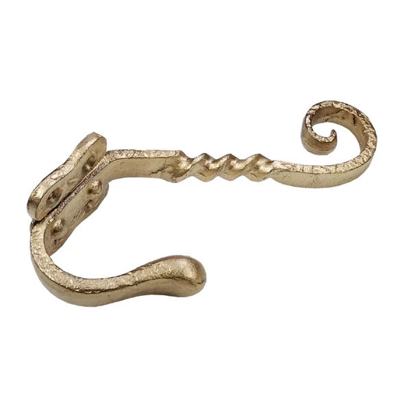 Modern Classic Cast Iron Coat Hook Wall Mounted for Bathroom Wardrobe Wood Made Door-Made Towel Hangers for Living Room Decor