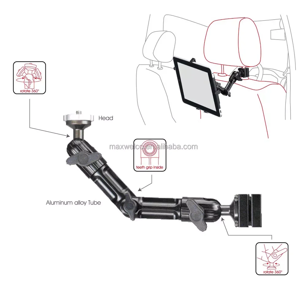Car Laptop Mount Stand for Universal Mobile Phone Laptop Device