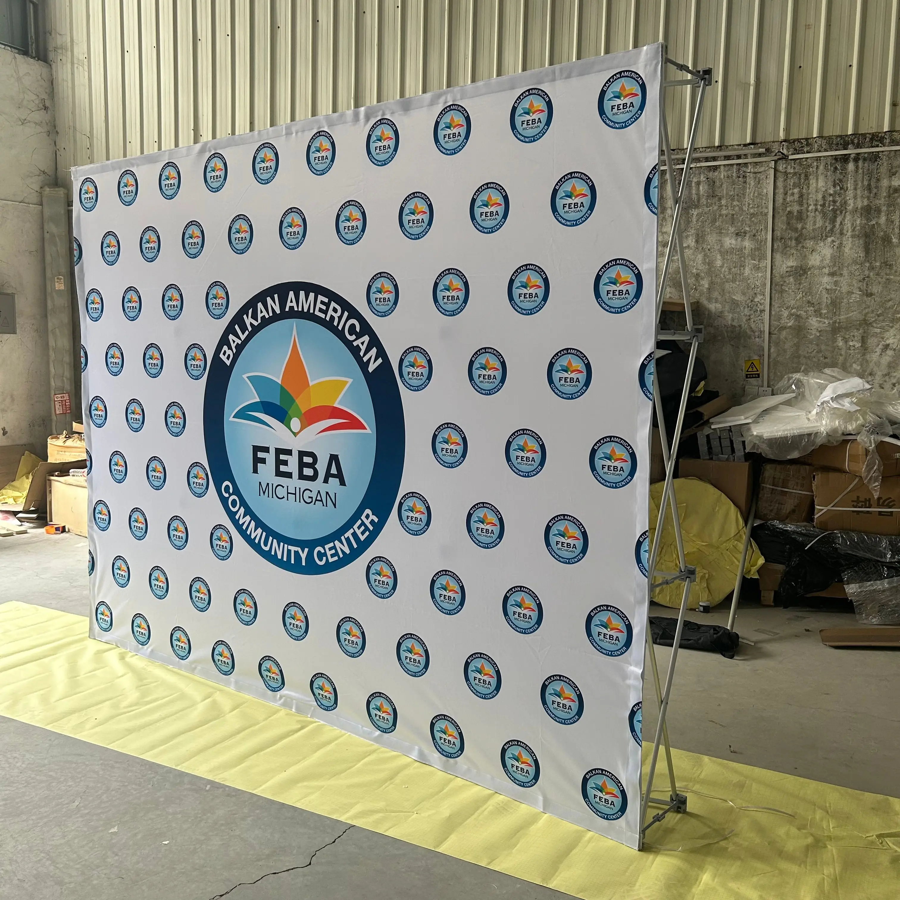 Aluminum Pop Up Stand Backdrop 10ft*10ft Backdrop Display POP Up display stand PoP Up straight display stand