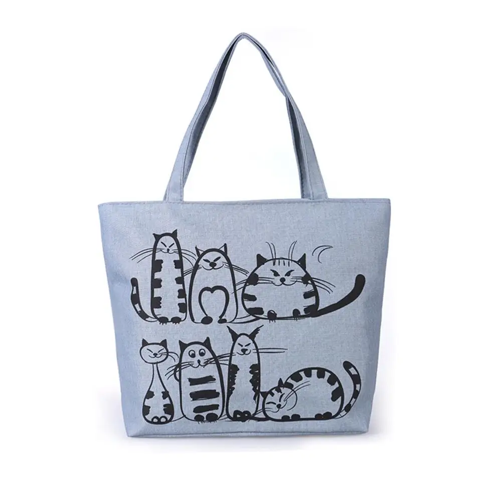 Premium quality Basic Handbag Small Blank Colorful Cloth Printed 5oz Organic Cotton Tote Bag wholesale