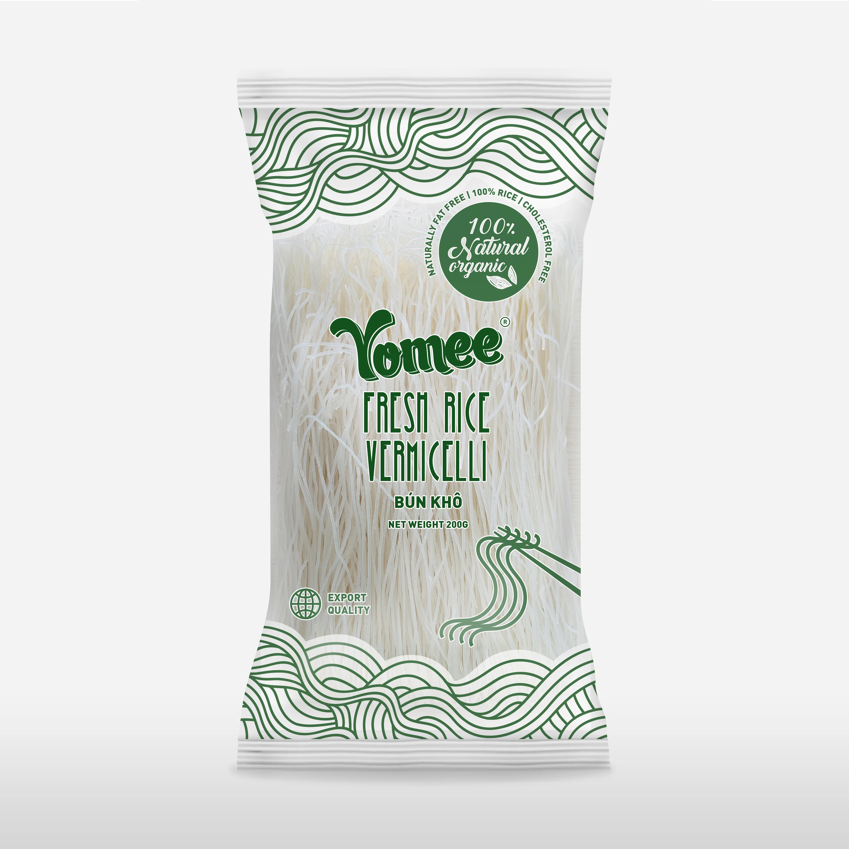 Rice Noodles - Fresh Rice Vermicelli 400gr x 30 - delicious and convenient - Good quality from Vietnam  - Model TG0310