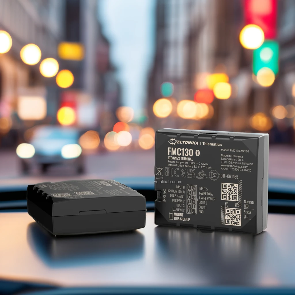 Teltonika FMC130 Advanced GPS Tracker 2024 Model GPRS Glonass Beidou ACC Detection SD Card Dashboard WEB iOS/Android App