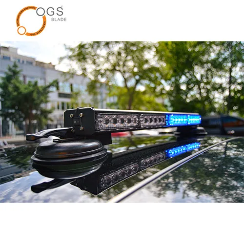 Emergency Vehicle Ambulance Flashing Lightbar  Warning Light  Rechargeable 3 W Leds Strobe Light Bar Grill Light