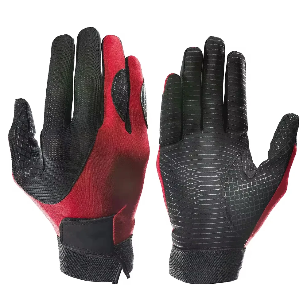 Custom Baseball Batting Gloves With Custom Logo High Quality Materials Customized Batting Gloves comfortable Fabric Gloves