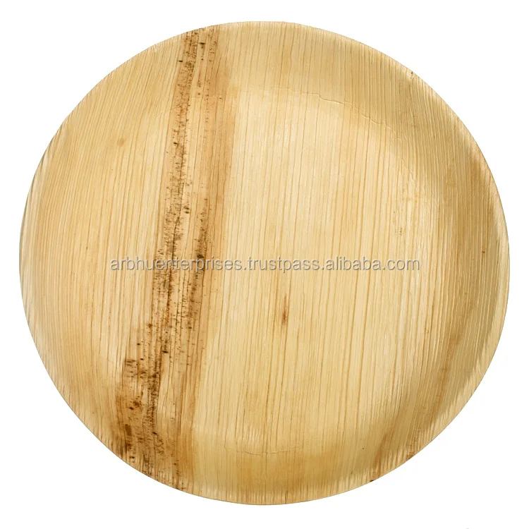 100% Natural bamboo leaf plates | Areca palm leaf plates manufacturer - Birchwood cutlery India
