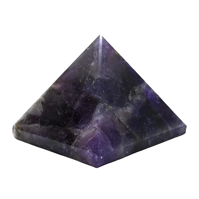 Wholesale High Quality Hand Carved Amethyst Pyramid Crystals Great for Meditation and Home Decoration