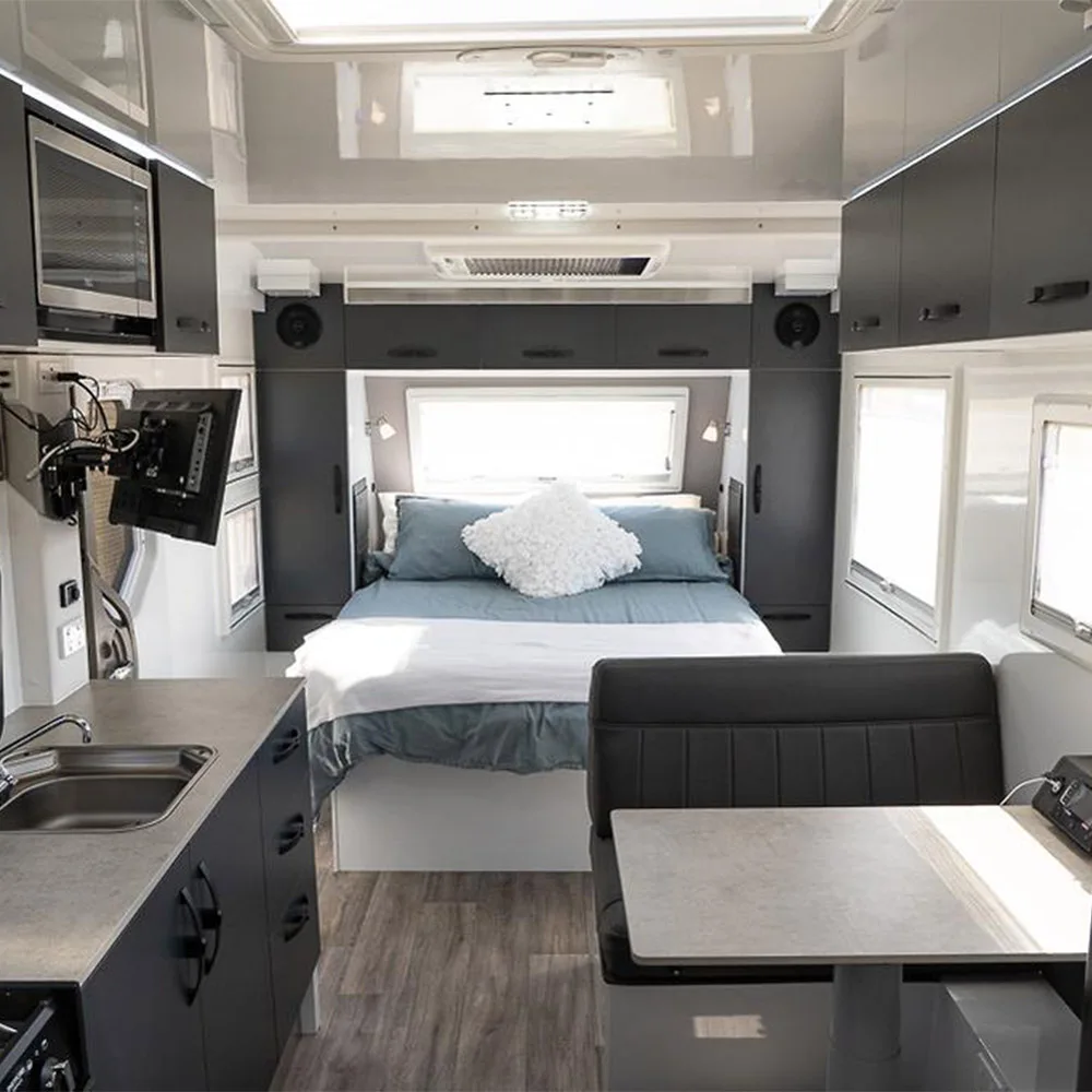 Best Price High Quality 4X4 Off Road Hard Top Camper Travel Trailer Mobile Caravan for Sale