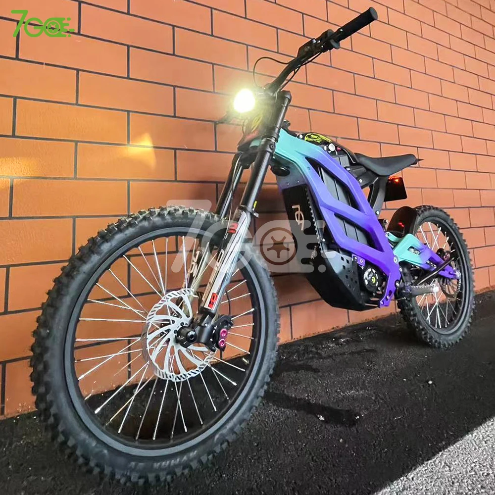 72v 35ah electric enduro motorcycle full suspension electric  e dirt bike 79bike off road 8000w edirt bike