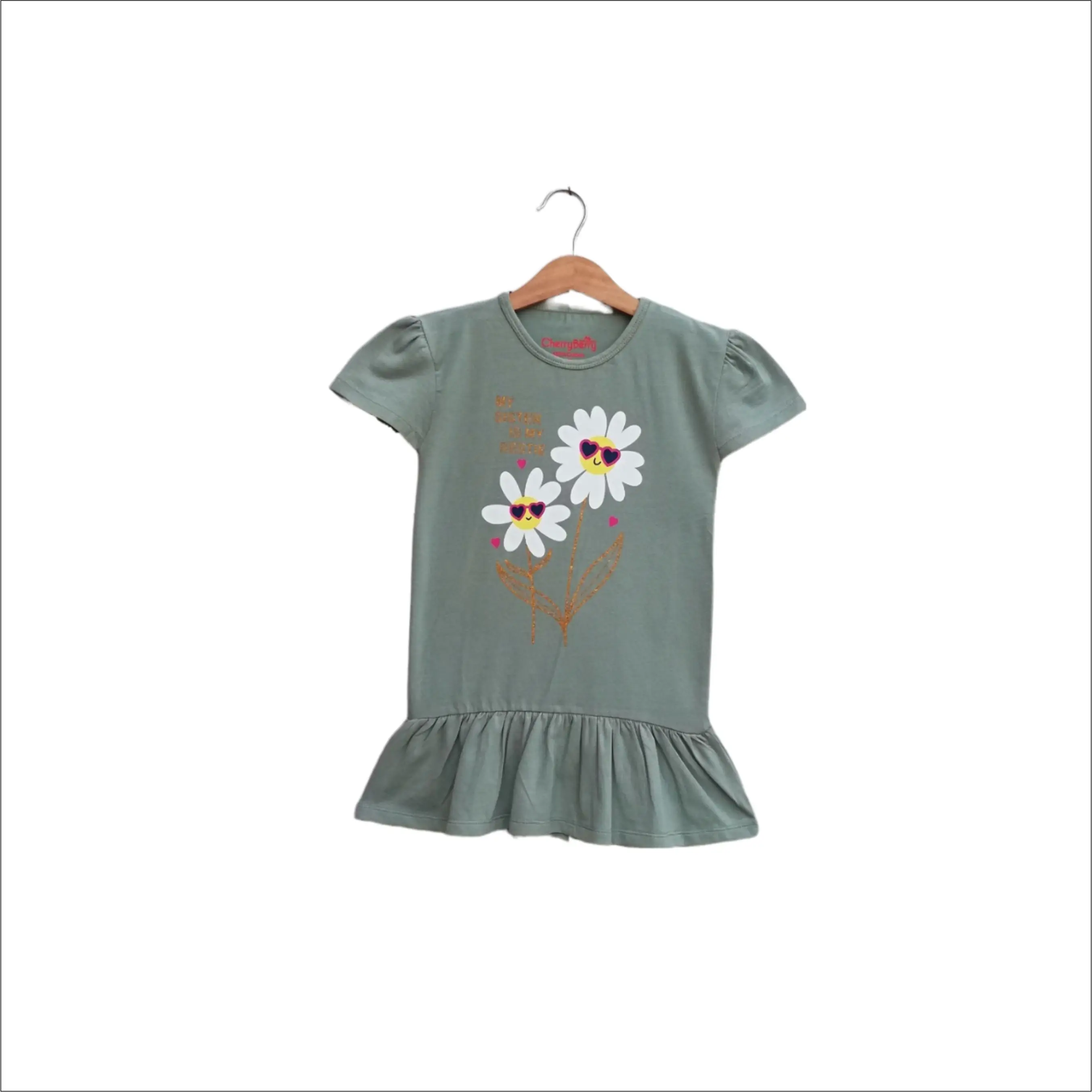 Платье для маленьких девочек, детская рубашка с коротким рукавом, джинсовые брюки, повседневная одежда для девочек