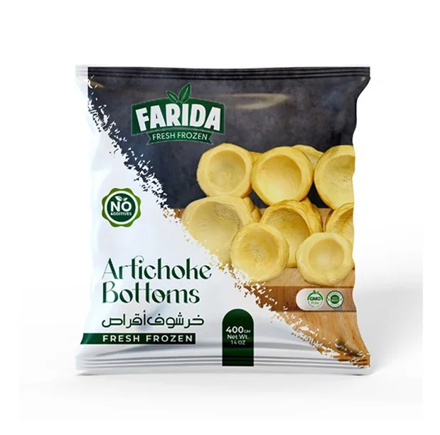 Egypt Origin Exporter of Superior Quality 100% Natural Delicious Taste Frozen Artichoke Bottoms (5-7) cm / (7-9) cm