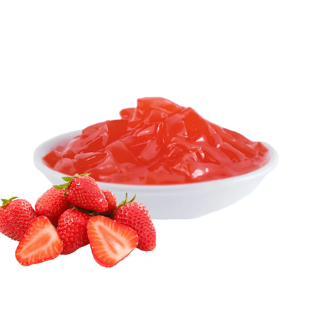 Jiuzhou_ Strawberry Coconut Jelly  -3.85kg- Best Taiwan Bubble Tea Supplier
