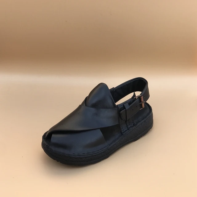 Men Hot Selling New Design In Blue Color Men Handmade Peshawari Khari For Men Low MOQ And Customizable Colors In Wholesale