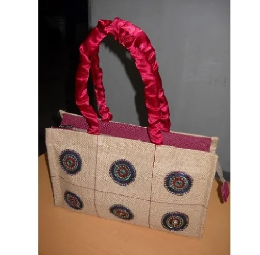 Wholesale Custom Logo Eco-Friendly Reusable Jute Tote Bags Fashionable Burlap Beach & Grocery Shopping Bags for Autumn Seasons