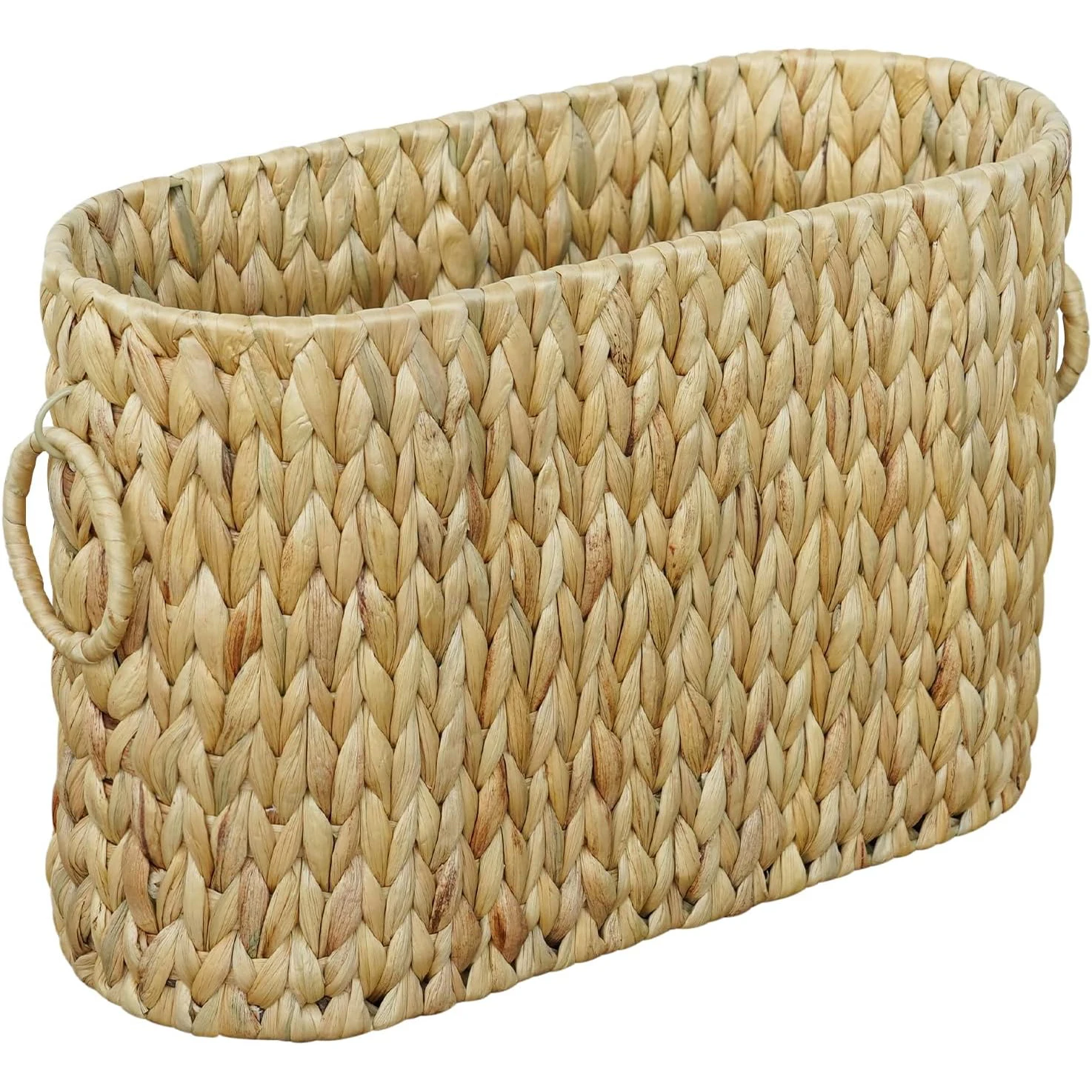 TienPhong Wholesale Water Hyacinth Toilet Paper Baskets Bathroom Organizer, Large Toilet Paper Holder for up to 9 Mega Rolls