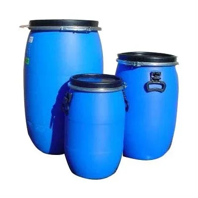 Plastic Drums and Barrels for Sale / Quality Plastic Barrel Drum 200 Liter HDPE Open Top Blue Plastic Drums wholesale prices