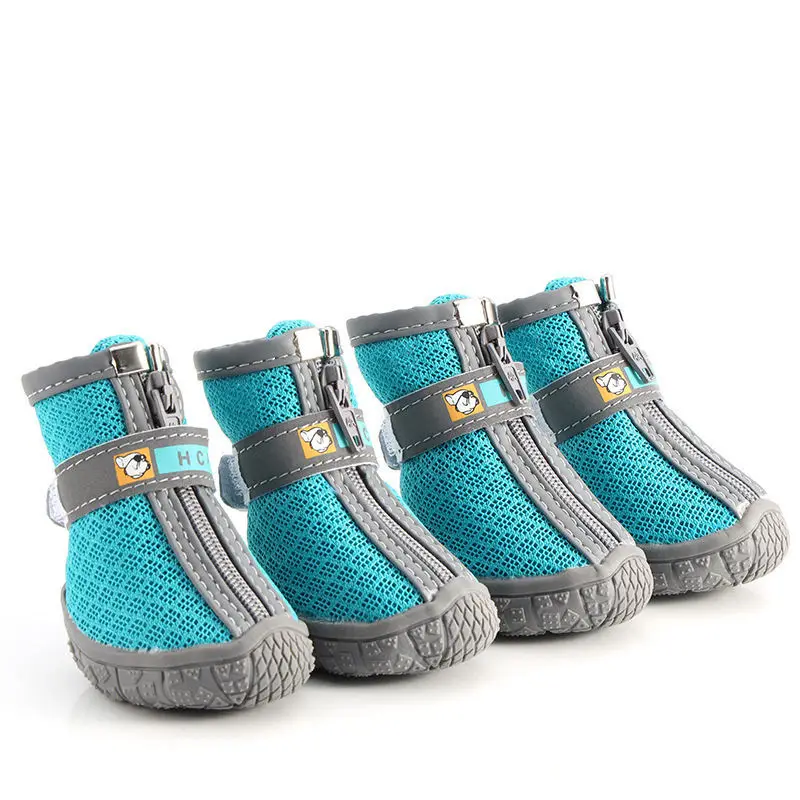 Custom Adjustable Cotton Dog Sneaker Mesh Dog Boots Small Medium Large fashion designer Dog Shoes