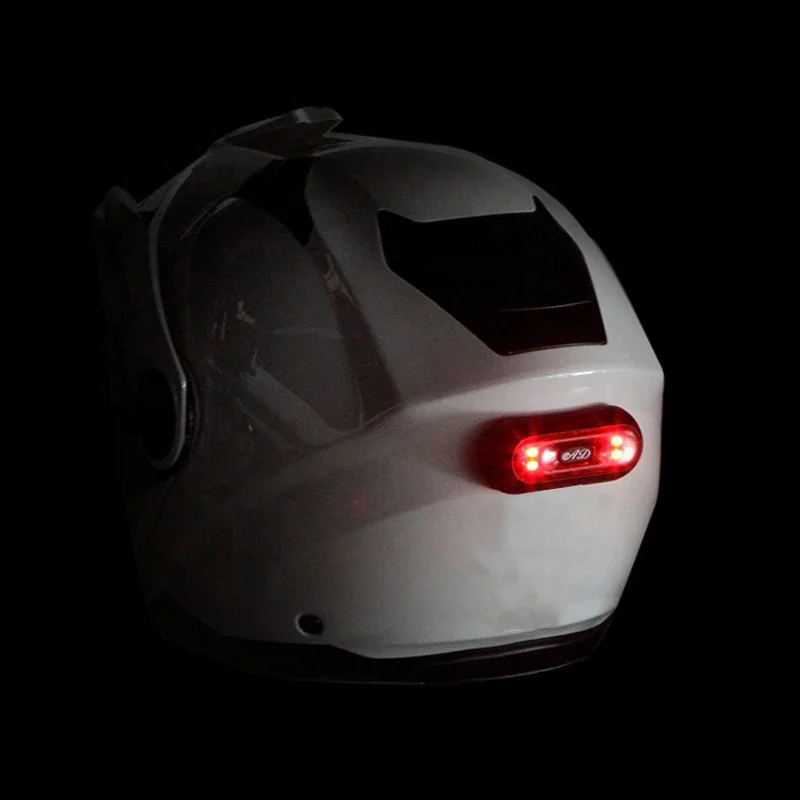 Easy Do Turn Signal Led Helmet Mount Light Usb Rechargeable Helmet Brake Warning Rear Taillight for  Helmet