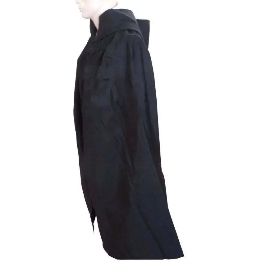 Masonic Knight Malta Cloak Mantle Black with (8 pointed) Maltese Cross