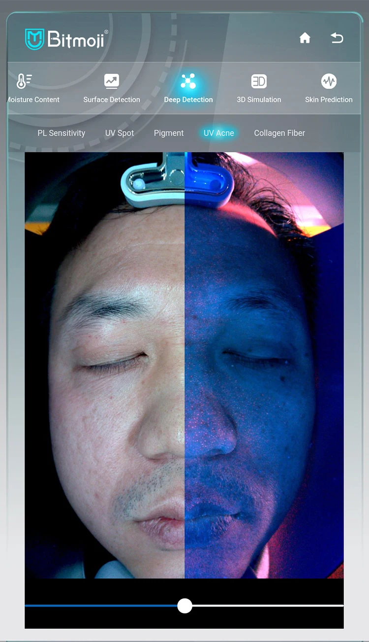 2022 updated versiion 3D digital face skin feature AI recognition 28 million pixels skin anyalyer beauty machine for salon