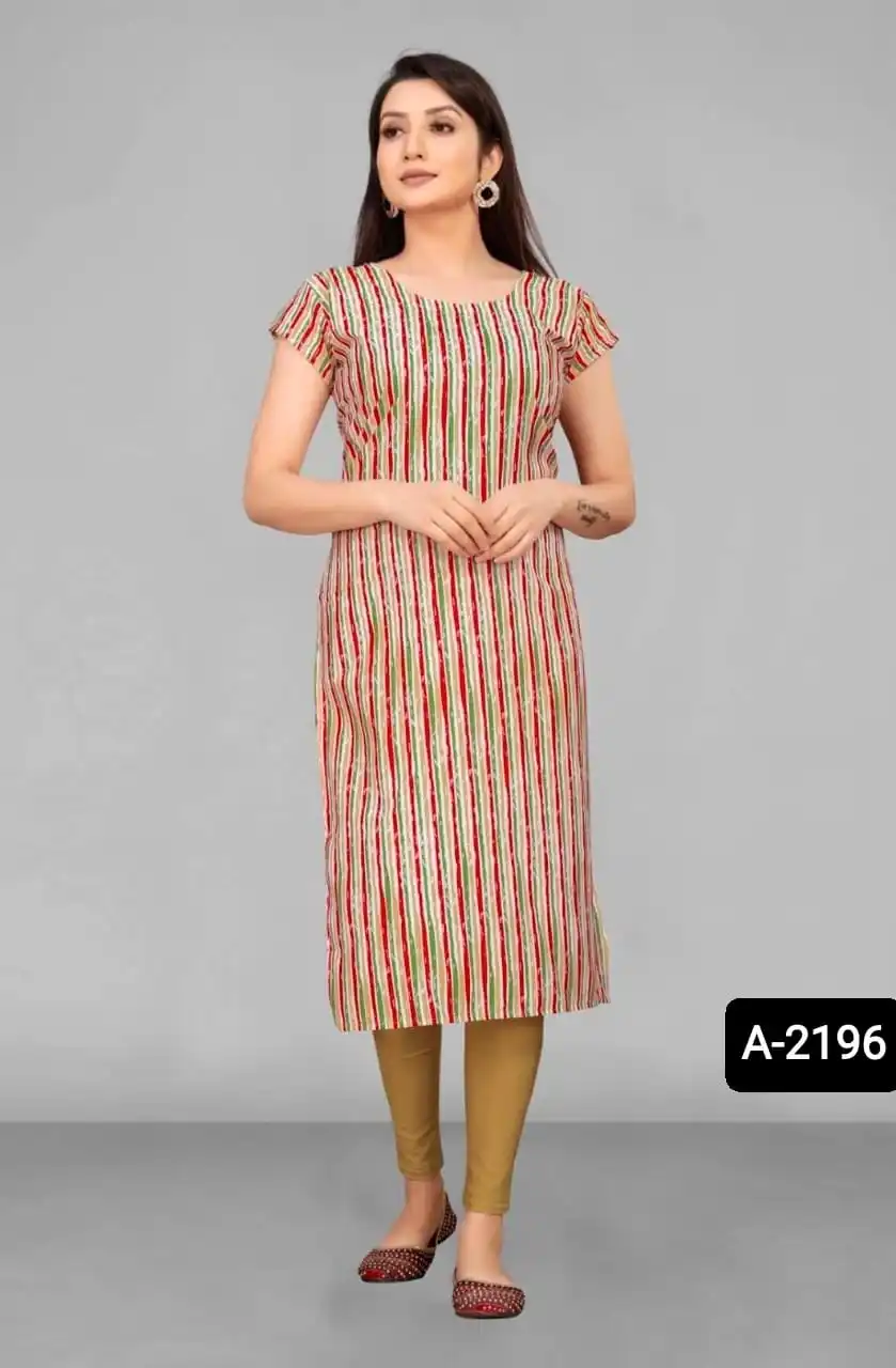 Indian Wear Beautiful Digital Printed Kurtis for Daily Wear and Casual Wear Ready Made Kurtis for Women with Plus Size Available