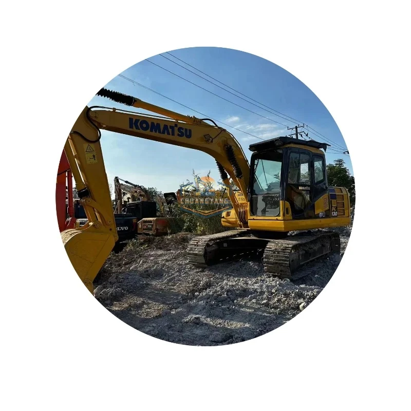 Komatsu 130 Excavator Used Japanese Import 13 Ton with Original Paint Core Components & Engine Pump Motor Price
