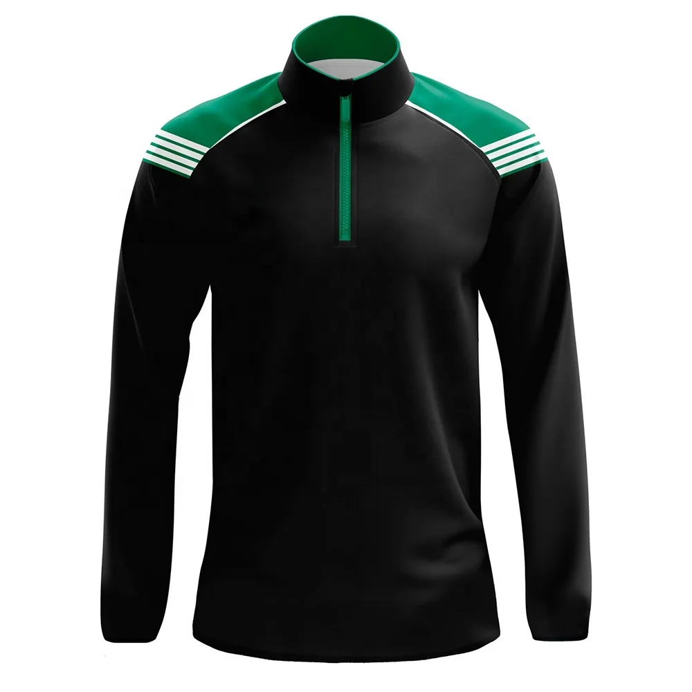 Рубашки LGFA Gaa из 100% полиэстера с полузастежкой-молнией услуги OEM оптовая продажа топы молнией и майки GAA