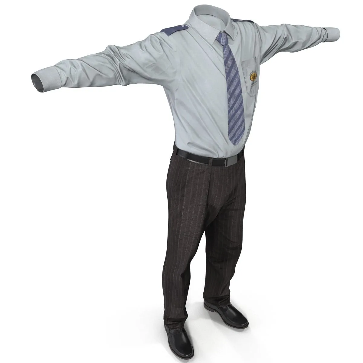 Indian Exporter Offers High-On-Demand Light Blue Cotton Polyester Security Guard Uniform Premium Quality for Summer Daily Wear