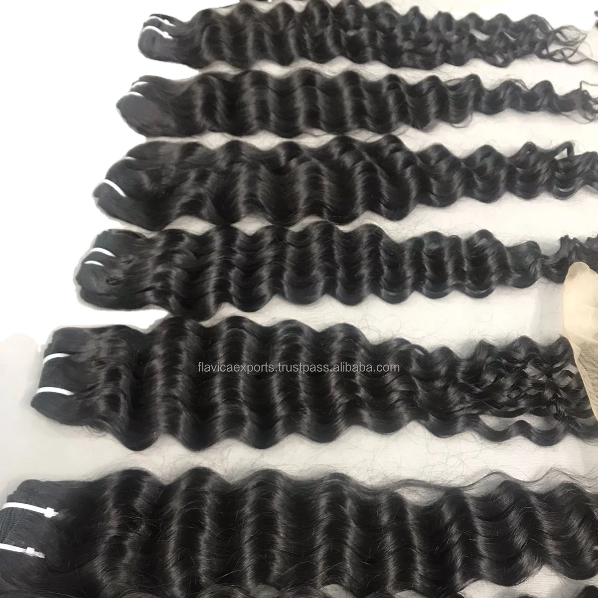 High Quality Natural Water Wavy 100% Raw Unprocessed Virgin Indian Human Hair Bundle Product Long Human Hair Extension 2021