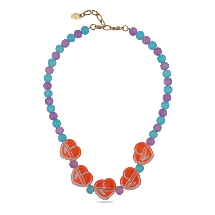 Latest Mint Color Western Mala in Gold finish CNB27944 Yellow and Red Pearls Gold Plated Western mala Collection 2022