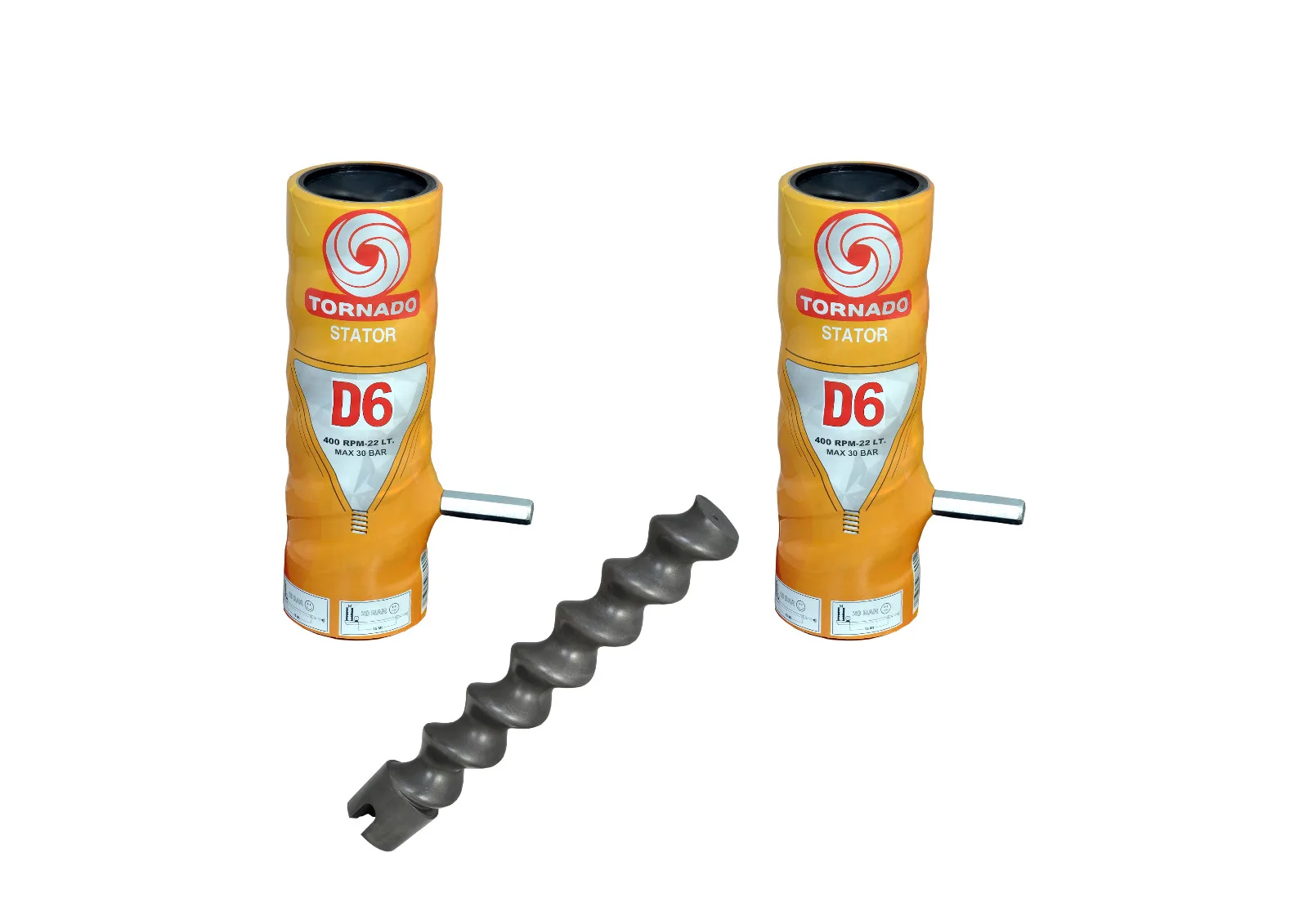 D6-3 Stator and Rotor Set for Screw Pump Mortar Cement Gypsyum Plastering Machine Tornado New