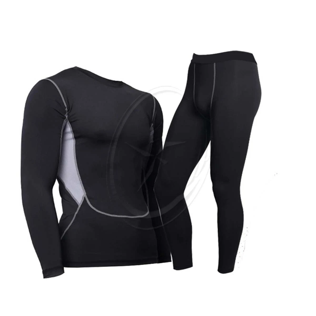 Fleece Compression Quick Drying Second Skin Long Winter Thermal Underwear Men Warm First Layer Man Underwear Set