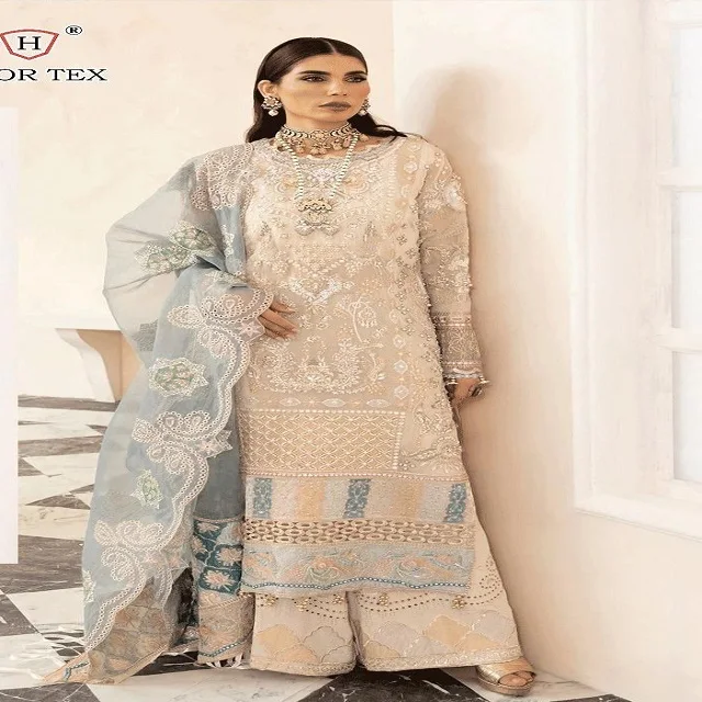 Новейший Дизайнерский Костюм из лисы жоржет костюм сальвар и дупатта с вышивкой женский модный экспортер для работы