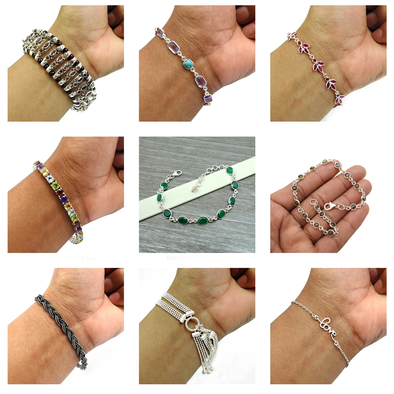 Top Quality Elegant Look 925 Sterling Solid Silver Indian Artisan Handmade Bracelet Bohemian Jewelry Wholesale Factory Price