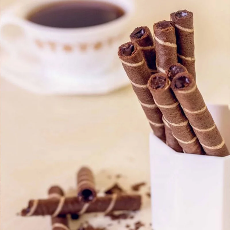 Бесплатный образец, оптовая продажа, рулонная палочка для бисквита с кремообразным наполнителем, производитель Жестяного печенья