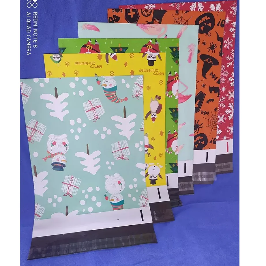 Экологичные конверты/конверты для отправки почтовых отправлений полиэтиленовые конверты с логотипом на заказ Пластиковые курьерские пакеты экспортер из Индии