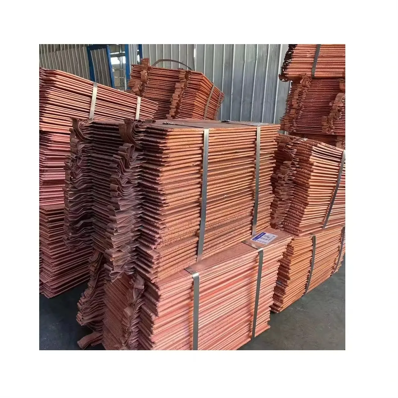 Wholesale Copper Cathodes Plates 99.99% Copper Cathodes Sheets Factory Supplier