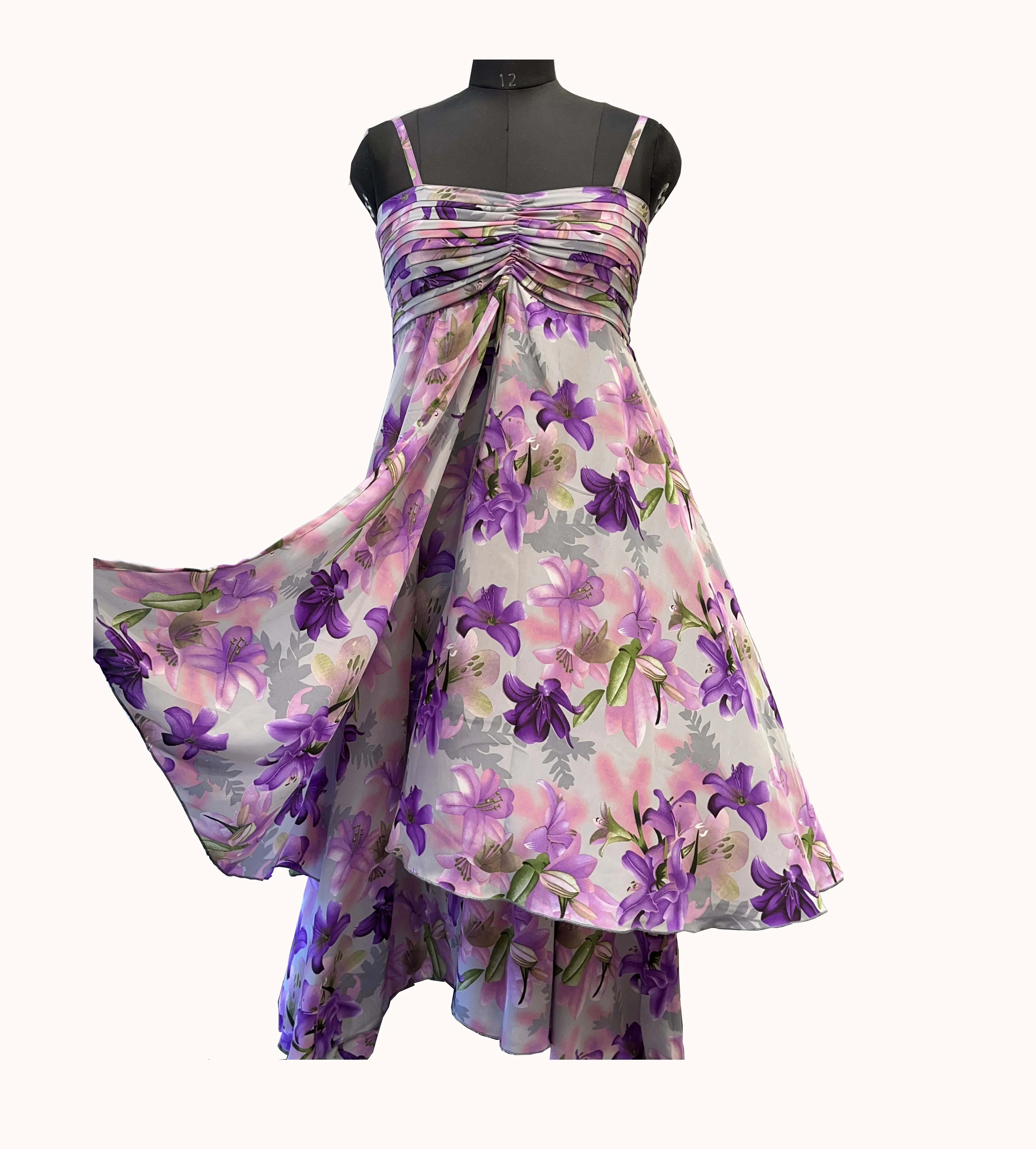 Bohemian Beach Wear Silk Dress Summer Indian Saree for Ladies Fashion Maxi Long
