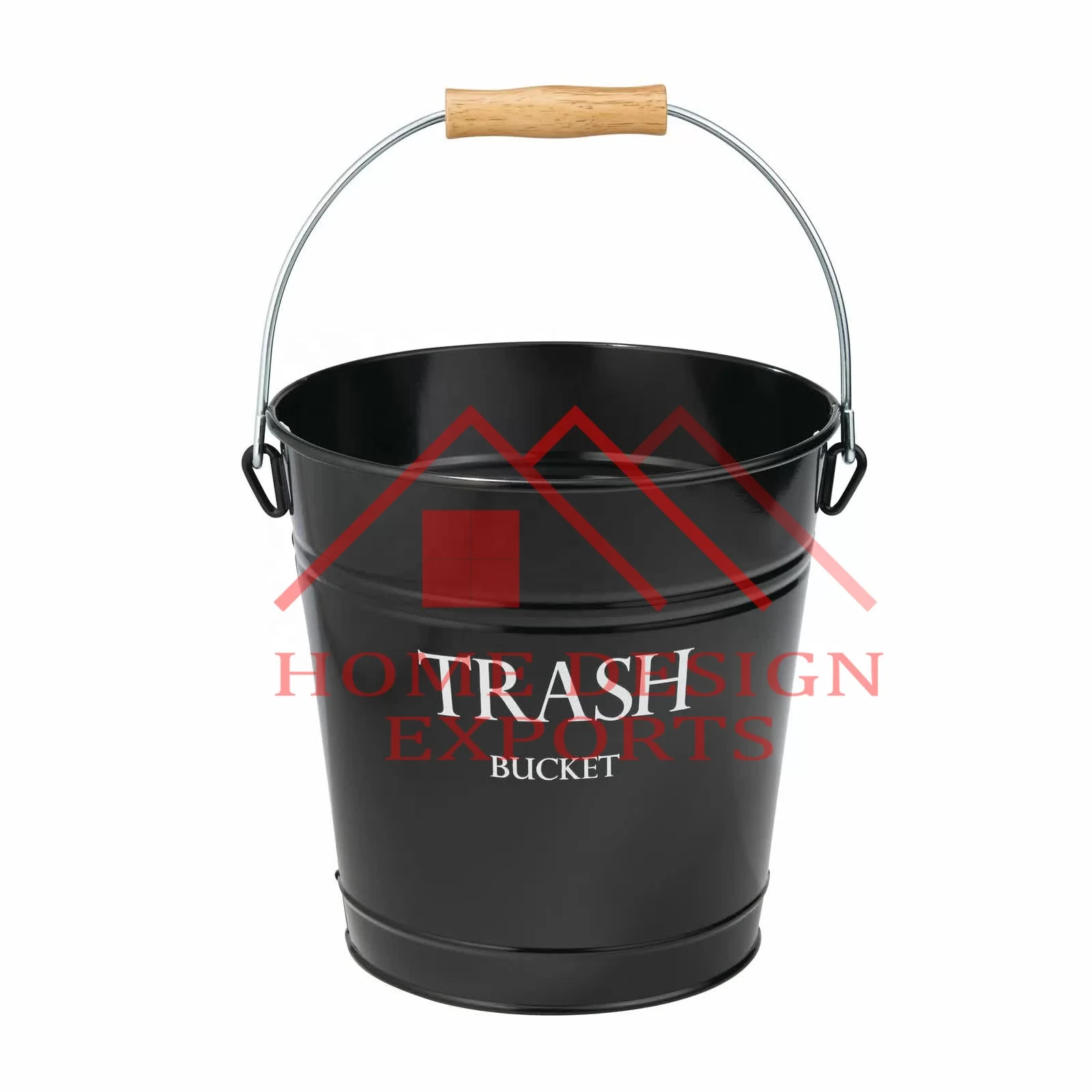 Living Room Decorative Iron Trash Bucket for Home  Bar & Restaurants Metal Iron Waste Bin Classic Design Dust Bin for Office