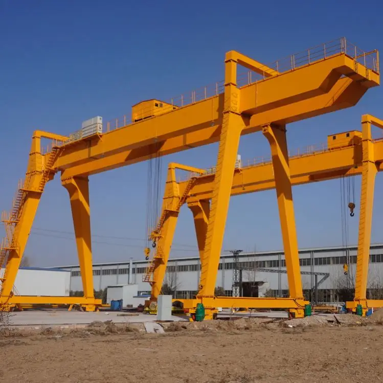 Professional Heavy Duty 50 Ton 100 Ton 150 Ton Rail Double Girder Gantry Crane