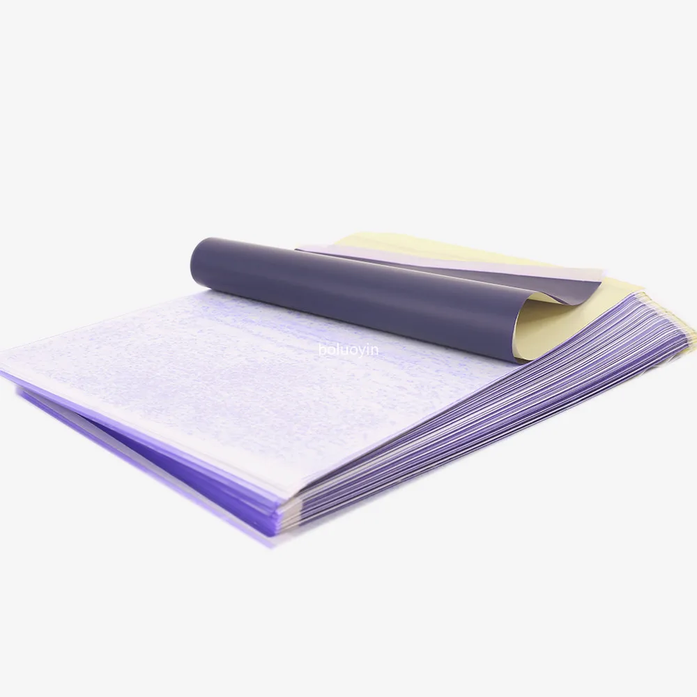 50 шт. переводная бумага для татуировок с 4 слоями для татуировок OEM переводная бумага хорошего качества