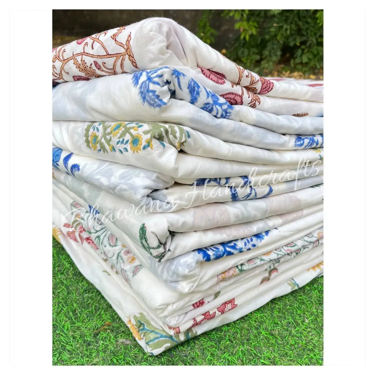 Handmade Block Print Fabric Cotton Fabric Printed Fabric Dress Material