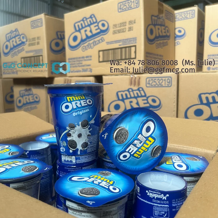 Оптовая продажа Oreo ваниль шоколад клубника мороженое черника 119 6 Г x 24 упаковки