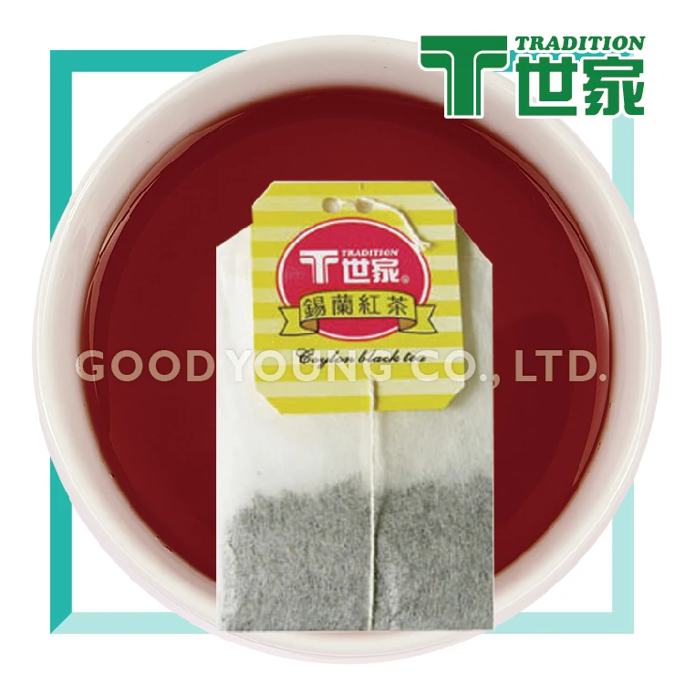 Good Young Bubble Tea Ingredients for Boba Tea 100 Packs Ceylon Black Tea Bag