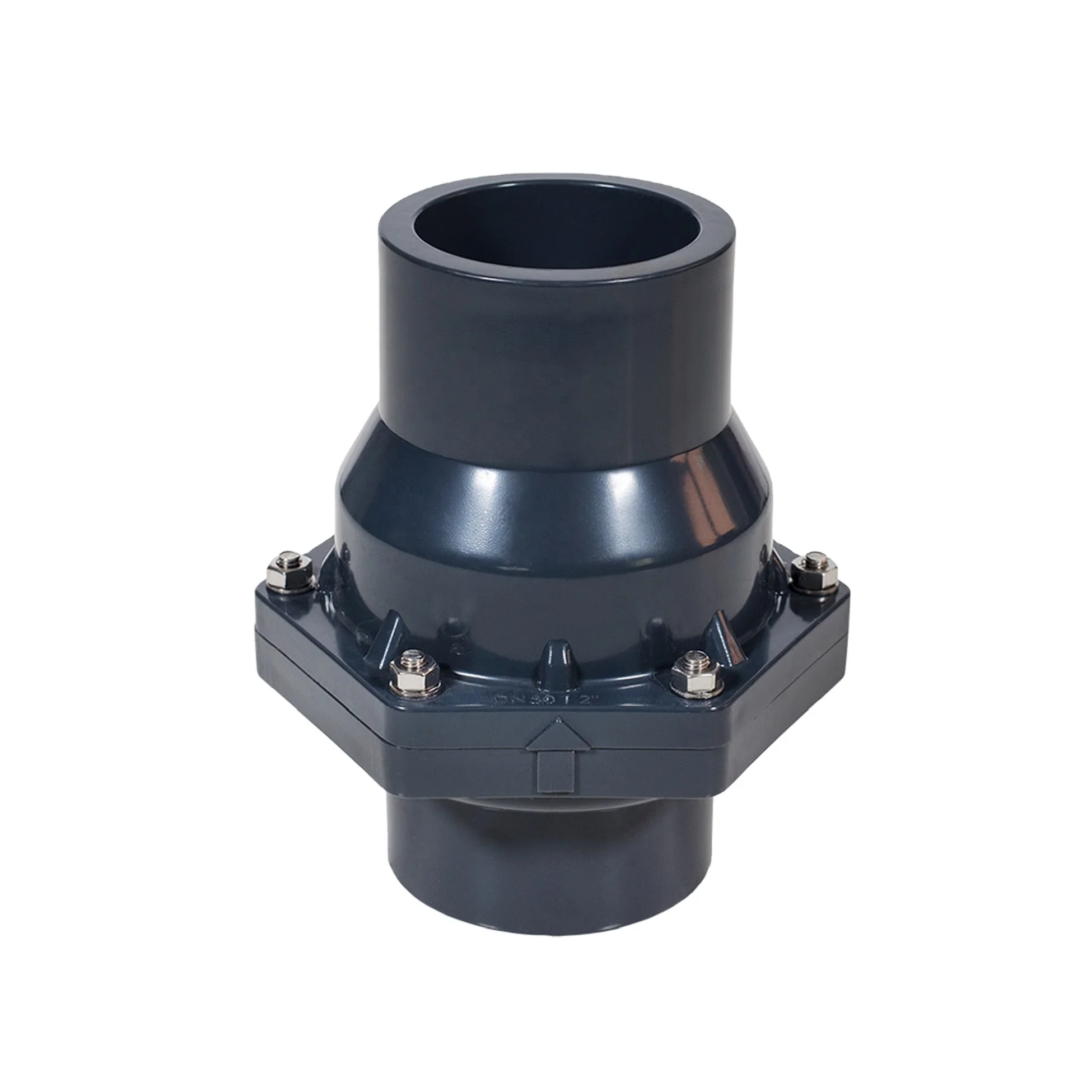 90MM Swing Check Valve   upvc check valve  PN16  water treatment equipment  swimming pools  water parks   usage free sample