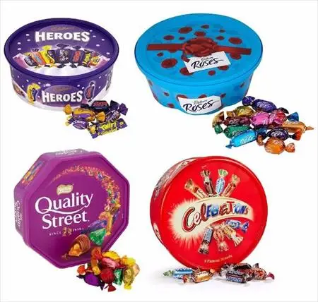 CELEBRATION / HEROES / QUALITY STREET & ROSES TUB CHOCOLATE PERFECT PARTY GIFT