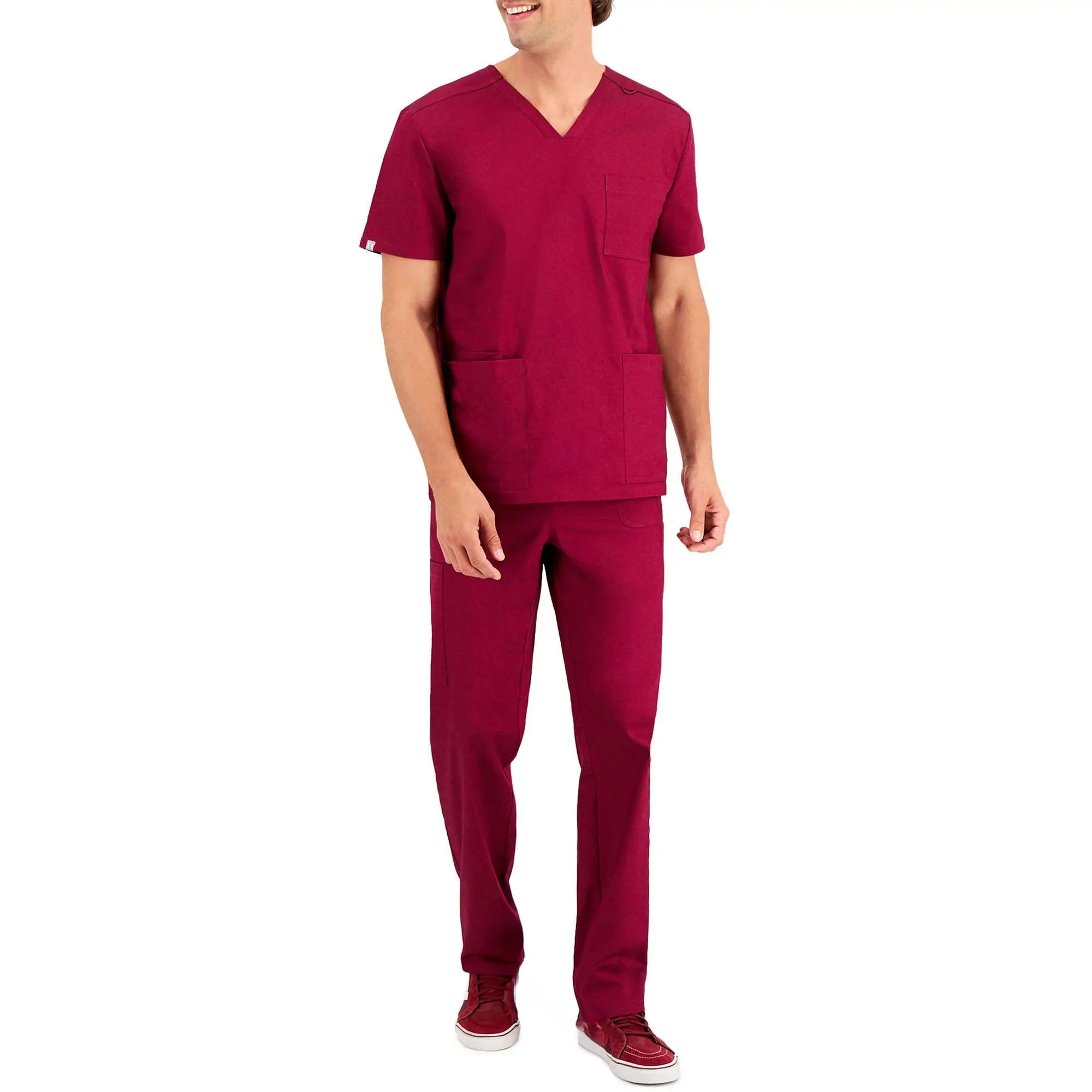 2024 wholesale 100% cotton custom doctor scrubs nurse sets hot sale anti wrinkle 5 pocket unisex scrubs uniforms sets nurse