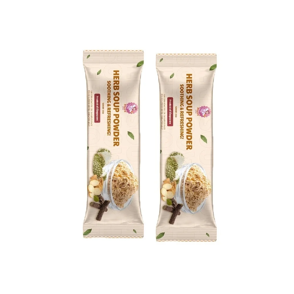 Best Durian White Locule Membrane Ambient Herb Soup Powder 20g Low-Calorie Frozen Style 24 Months Shelf Singapore Wholesale